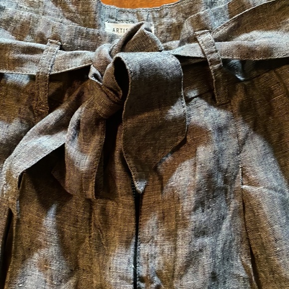 Artisan NY Linen Paperbag Shorts size 6 NWT - Picture 3 of 6